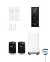 eufy Security, Edge Starter Bundle 7-Piece Kit, Home Security, Security Camera, Video Doorbell, Entry Sensor, Local Security System, No Monthly Fee